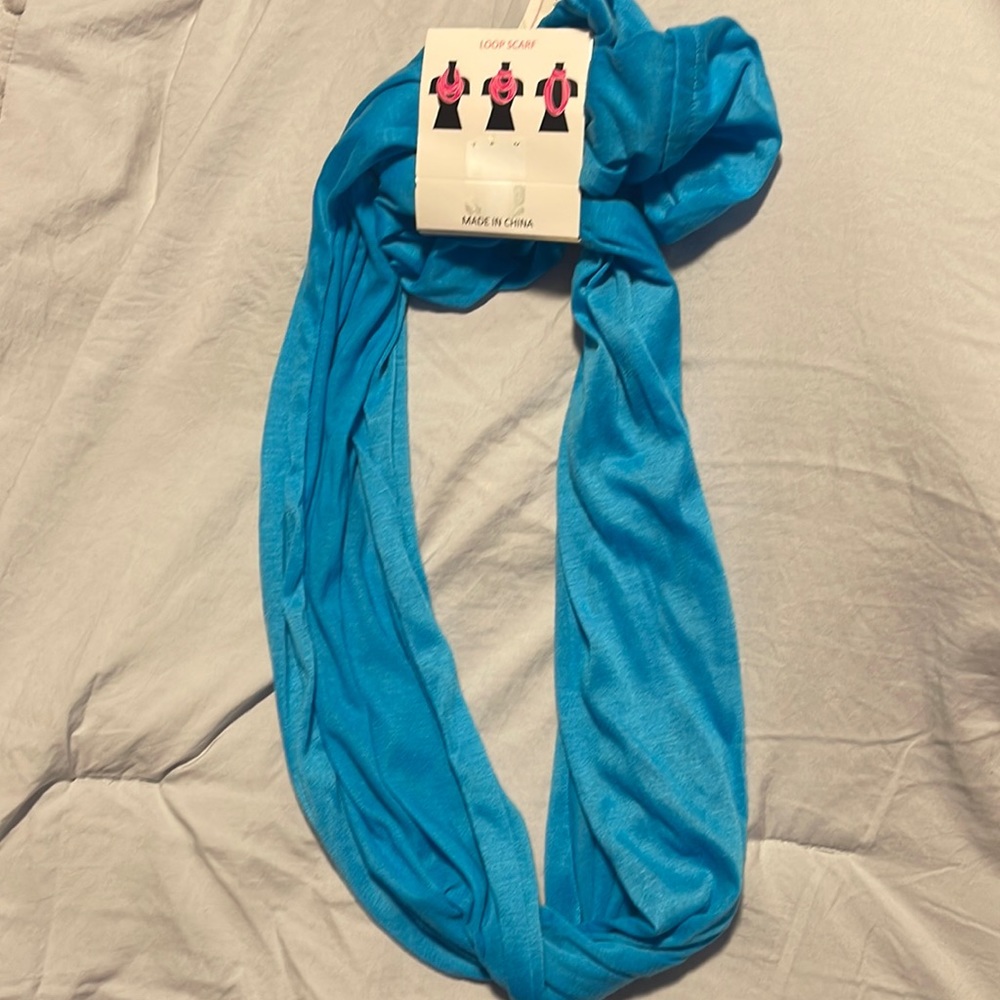 Loop scarf- blue